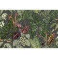 Безшовні фотошпалери Engraving leaves3